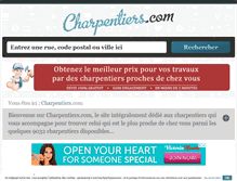 Tablet Screenshot of charpentiers.com
